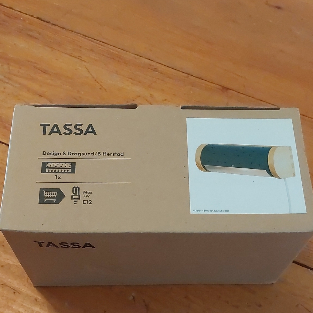 IKEA TASSA Wall Light Scandinavian Modern E12 Sconce – New